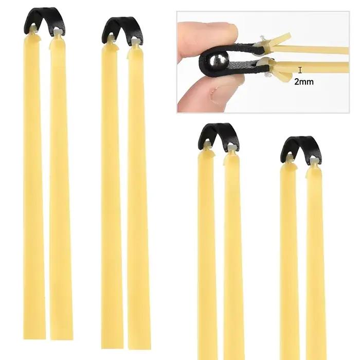 Bandes élastiques catapulte pêche 2.0mm haute élasticité précision latex