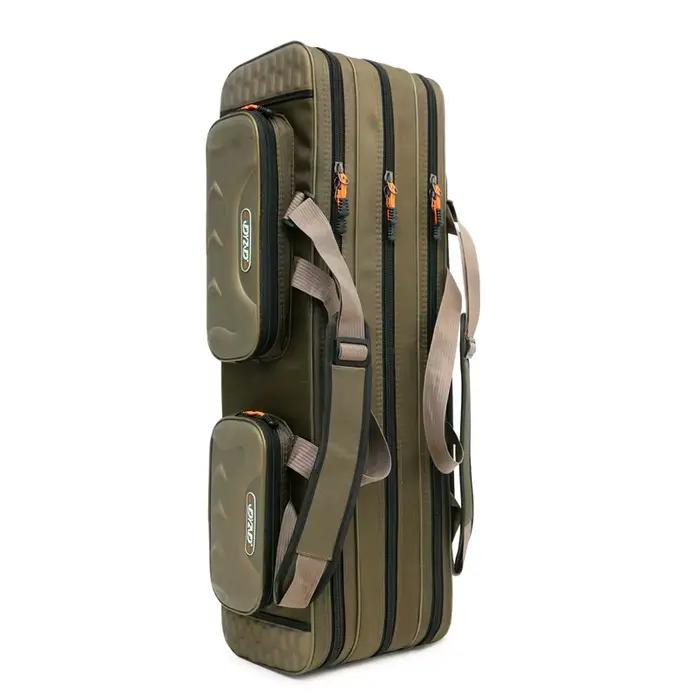 Sac rigide multifonction pour cannes pêche 2/3/4 couches 80-130cm rangement équipement chasse