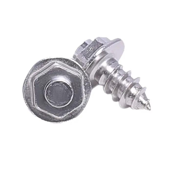 Kit de 26 crampons vissables pour bottes de pêche - Outil inclus pour semelles feutre ou crantées