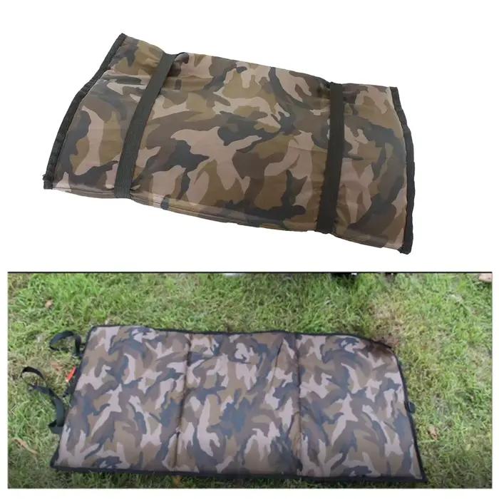 Tapis décrochage pêche carpe pliable - Équipement randonnée pêche pour session extérieure