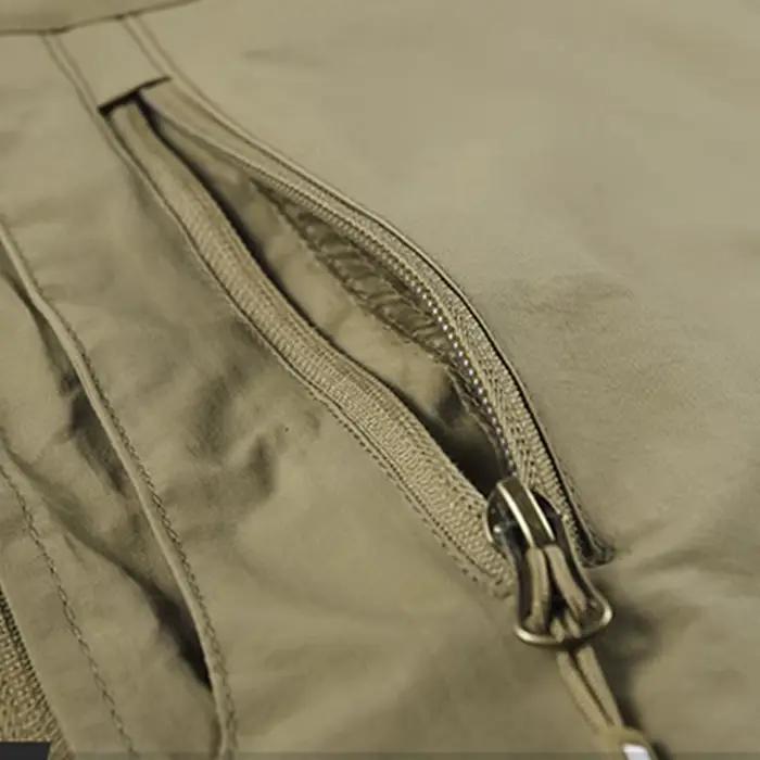 Veste utilitaire pêche photographe - Veste ample multi-poches pour pêche outdoor grande taille