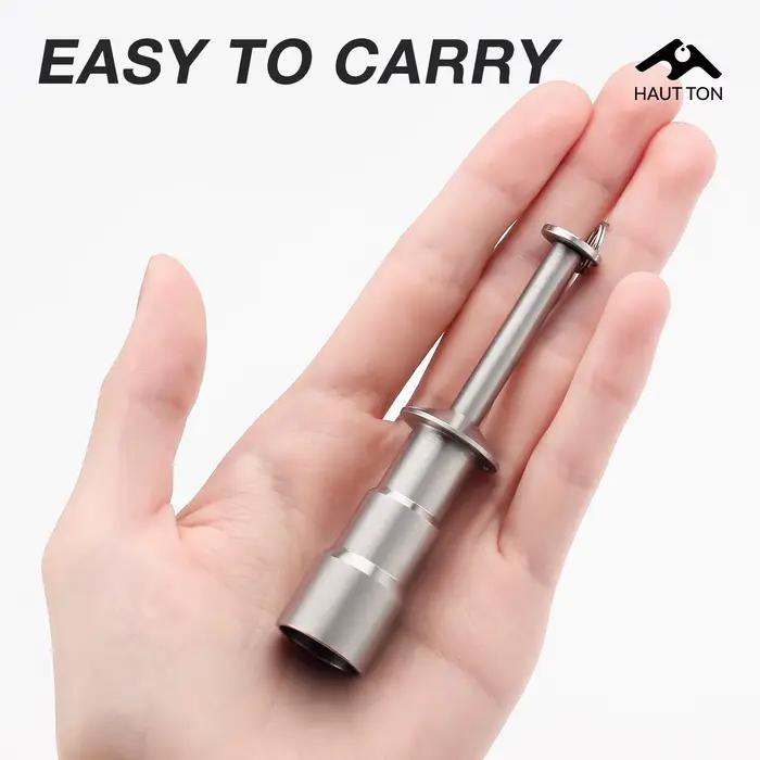 Correcteur d'hameçon pour calmar en acier inoxydable, restaure les hameçons déformés, accessoire de pêche léger et portable