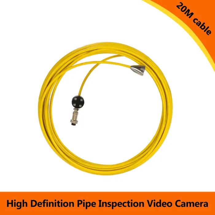 Câble de remplacement 20m/30m pour caméra d'inspection 23mm pêche sous-marine équipement pesca carpe