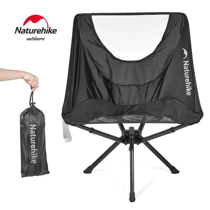 Chaise pêche Naturehike 2024 ultralégère aluminium haute charge pliante camping randonnée