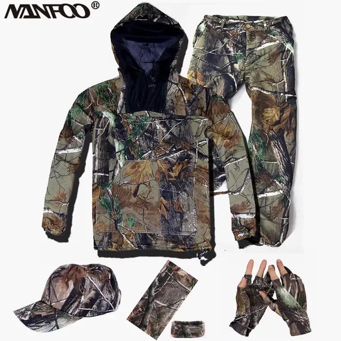 Combinaison pêche été ultra légère anti-moustiques - Veste capuche pantalon camouflage bionique protection solaire