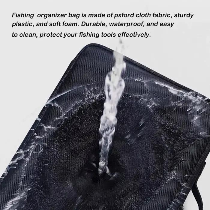 Sac de pêche grand format étanche Oxford multifonction avec compartiments pour matériel et leurres