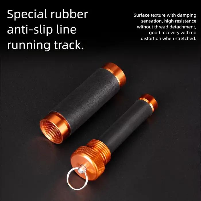 Line Pull Rod Aluminum Alloy,Rubber Anti-Slip,Snag Line Pulling/Hook Tying & Kno