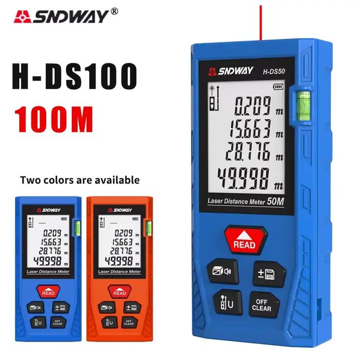 Télémètre laser SNDWAY 50/70/100m numérique - Outil de mesure précis pour pêche en eau douce et mer