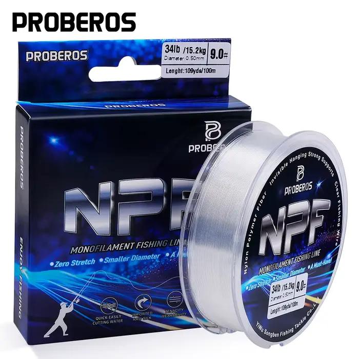 Ligne de pêche tressée japonaise PROBEROS 100m super résistante 4LB-36LB pour pêche offshore et truite