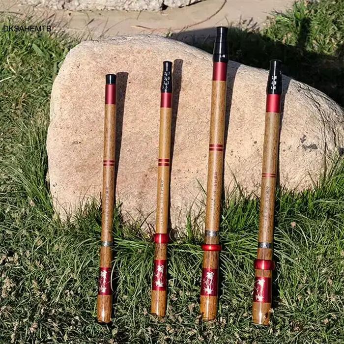Canne pêche portable section courte - Mini canne main carbone ultra légère 19 réglages poche