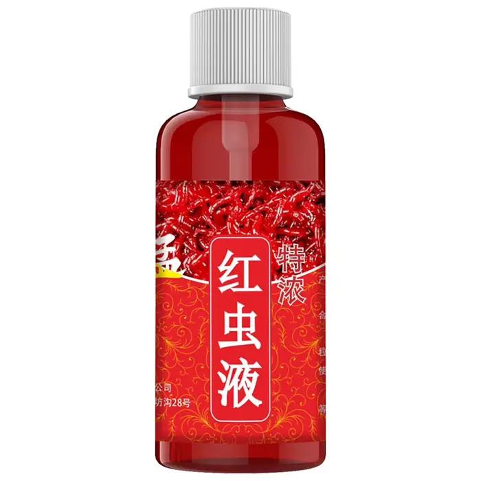 Attractant liquide vers de sang 60ml - Concentré puissant pour perche, silure et pêche à la carpe