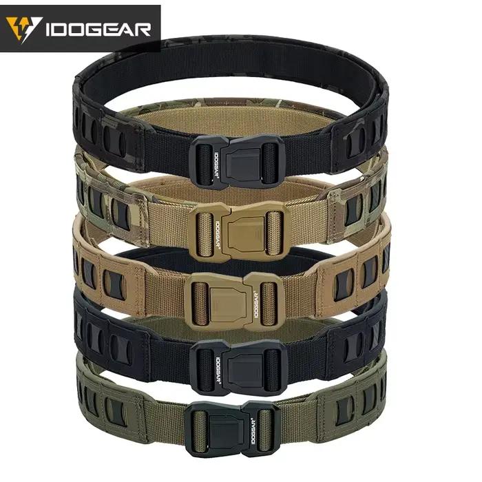 Ceinture tactique légère IDOGEAR 2 pouces avec boucle rapide pour hommes sports outdoor et pêche occasions spéciales
