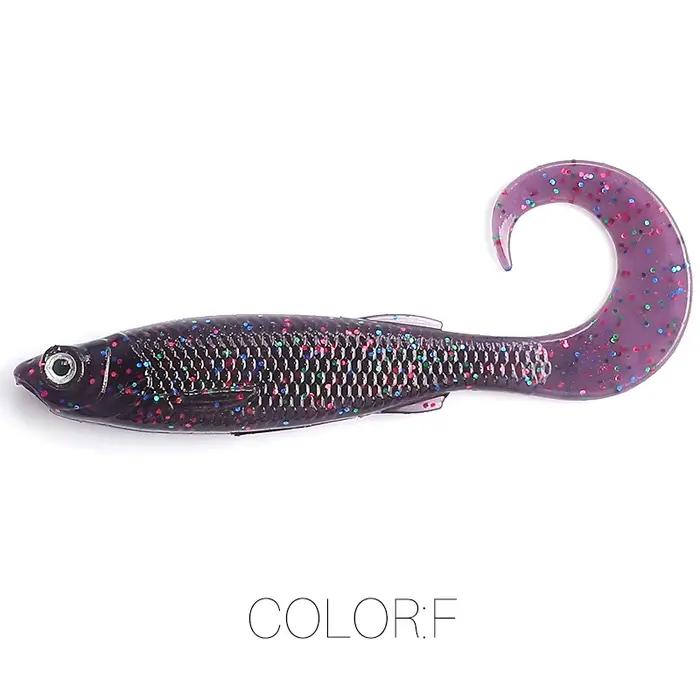 Leurre souple Supercontinent Swimbait Shad 5cm 6.5cm 2023 - Appât T Tail avec yeux 3D pour brochet sandre