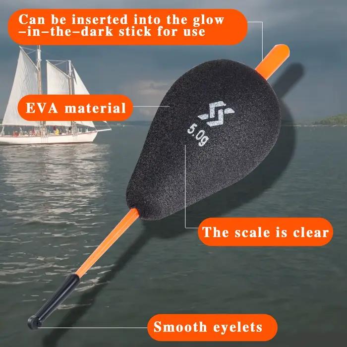 Set de flotteurs verticaux Sougayilang en EVA lumineux - 1 ou 5 pièces pour pêche professionnelle
