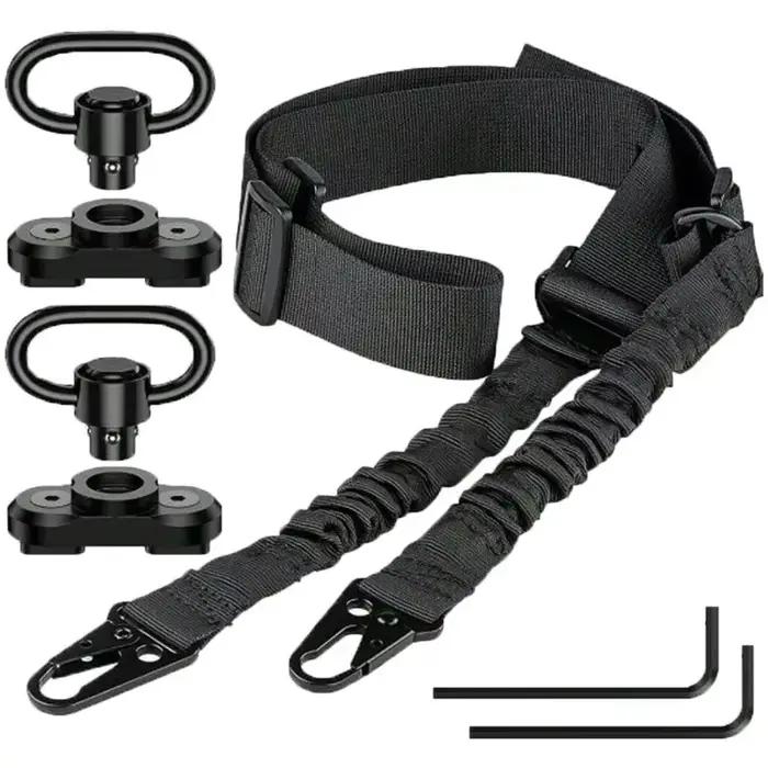 Bretelle tactique réglable 2 points pour fusil - Sangle universelle AR AK pêche et chasse outdoor