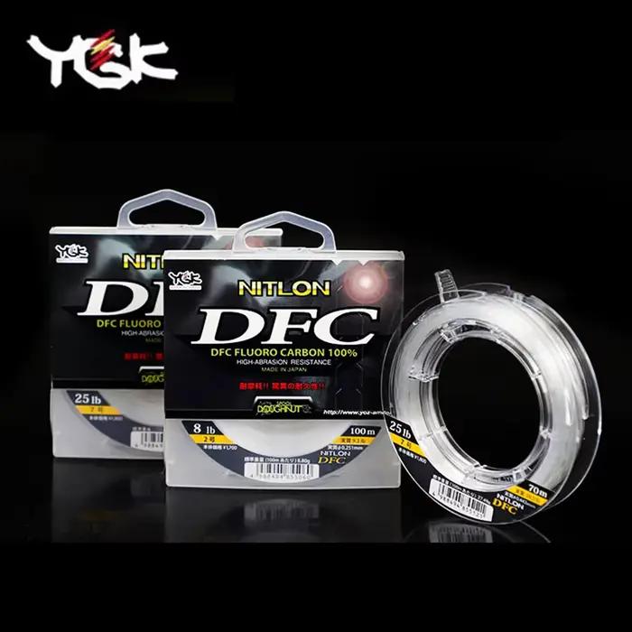 Bas de ligne fluorocarbone YGK DFC 100m - Leader japonais professionnel 4LB-30LB pour pêche précise