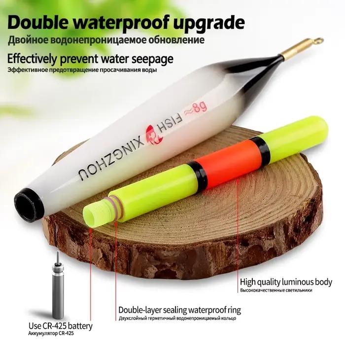 Flotteur lumineux détecteur gravité + accessoires pêche - Kit complet nano outils composite
