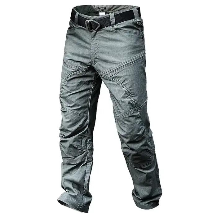 Pantalon randonnée pêche homme séchage rapide slim tactique printemps automne cargo
