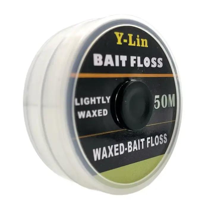 Accessoires pêche carpe 50m - Floss pour montages POP UP, boilies, rigs Ronnie et Chod Hair
