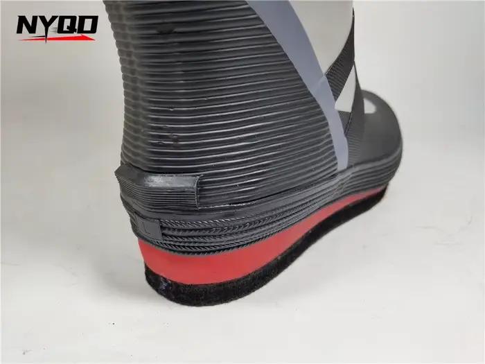 Bottes hautes pêche rochers imperméables antidérapantes pour pêche en mer récifs avec cuissardes