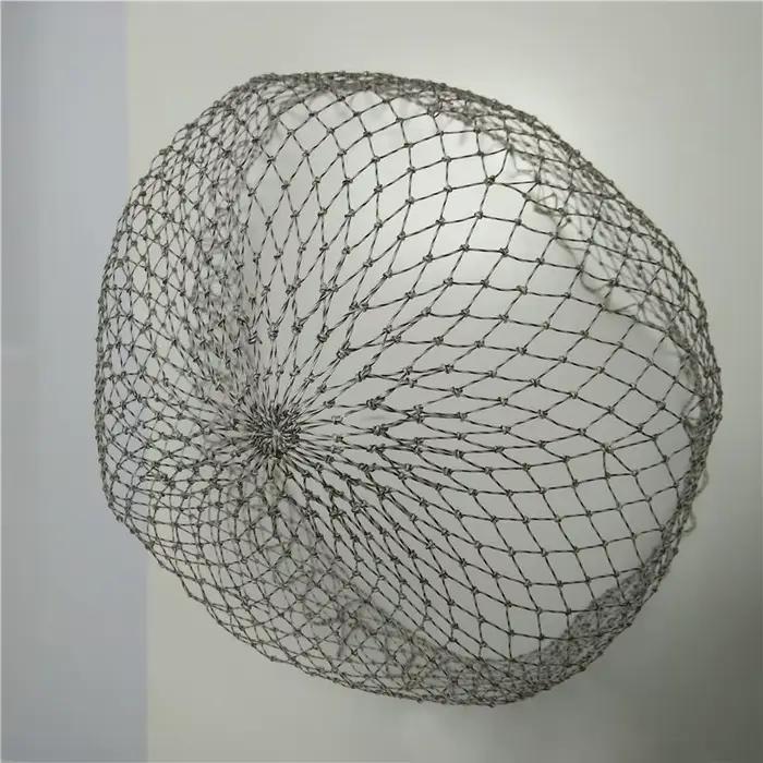 Filet pliant nylon maille losange 25-50cm profondeur - Épuisette de pêche compacte pour toutes situations