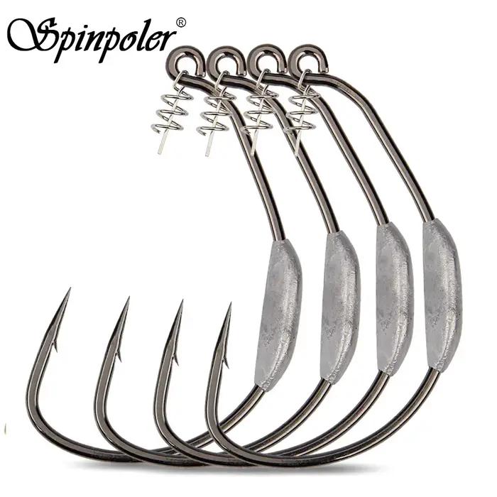 Hameçons lestés wide gap pour swimbaits pêche lourde eau douce mer gros poissons