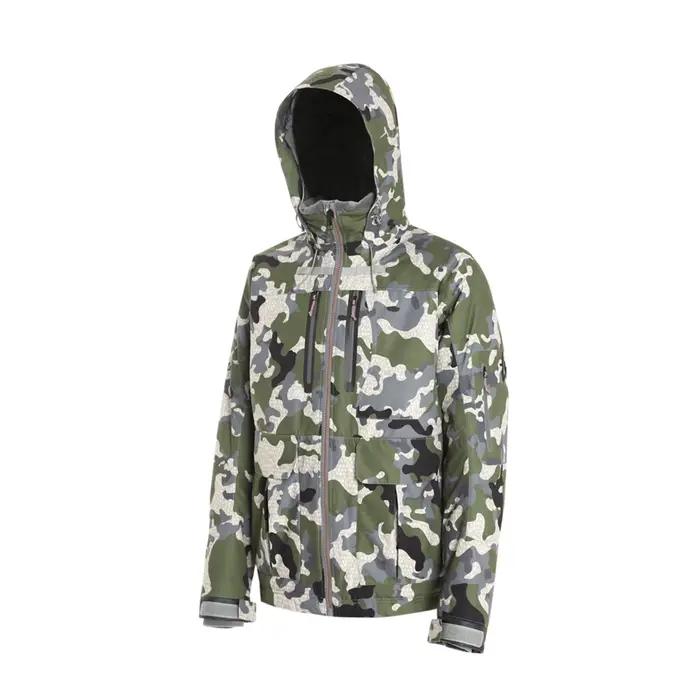 Veste isolée pêche hiver camouflage canard - Manteau chasse Northern Aerolite qualité premium extérieur