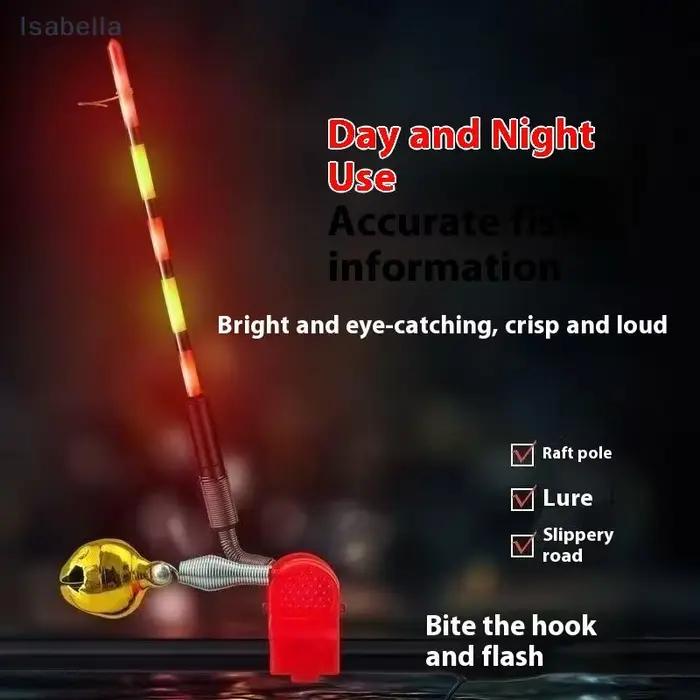 Indicateur flottant électronique lumineux pêche côtière - Flotteur alarme morsure nuit signal côtier