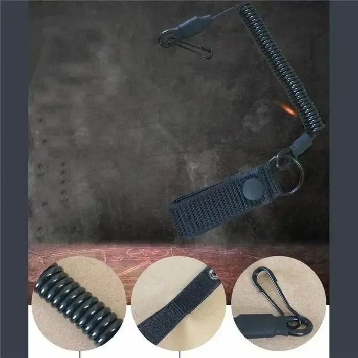Lanière élastique rétractable anti-perte pour clés et téléphone - Accessoire pêche pratique