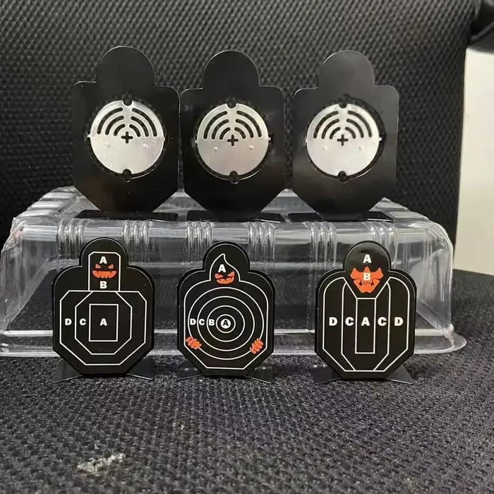 Cible auto-bascule médaille pour jeux tir pêche Nerf BB gel eau pistolet fusil - Jouet ados adultes