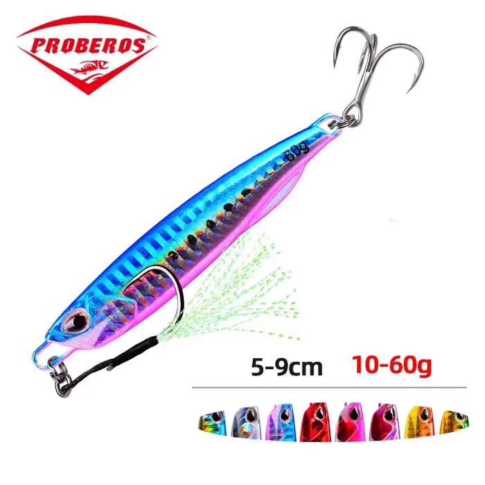 Jig Hot Metal 10g-60g - leurre métallique pour traîne et jigging - truite et bass en eau salée