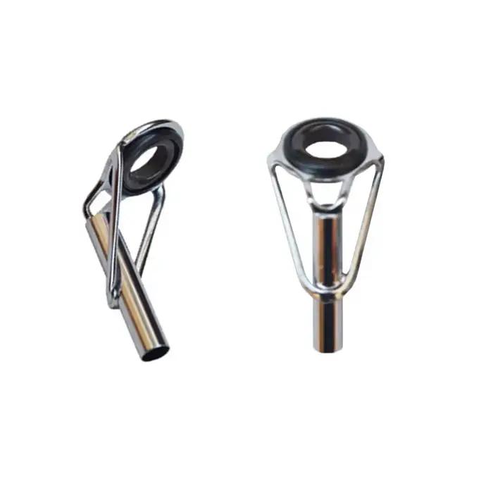 Kit de réparation pour canne à pêche avec anneaux guides en acier inoxydable 1.6mm à 3.8mm,