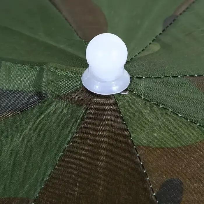 Chapeau parapluie pliable pêche randonnée plage camping protection tête extérieur