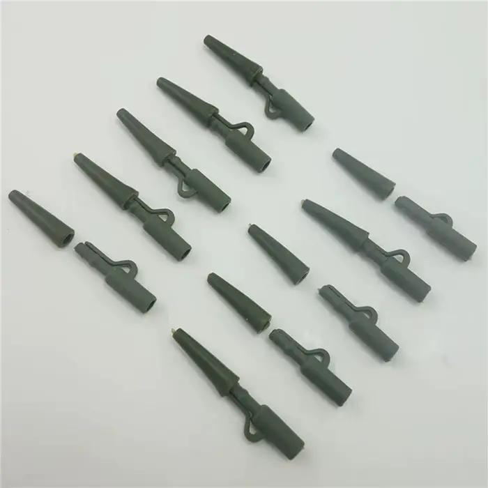 40 clips plombs anti-emmêlement pour pêche à la carpe - Accessoires montages rapides et pratiques