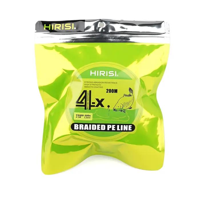 Ligne pêche tressée TAIYU 4 brins 200M PE 19LB-70LB Japon durable multifilament carpe