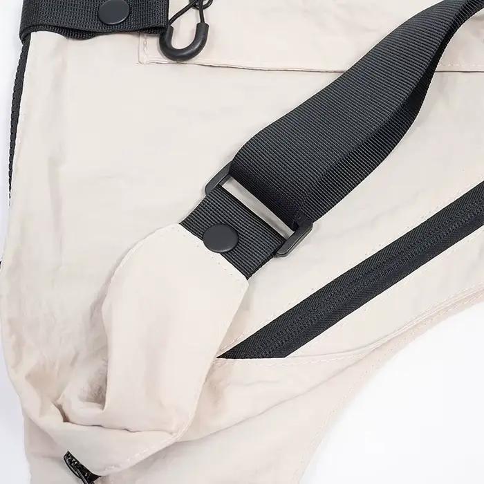 Gilet de pêche unisexe étanche multipoches - Veste technique outdoor grande capacité portable résistante
