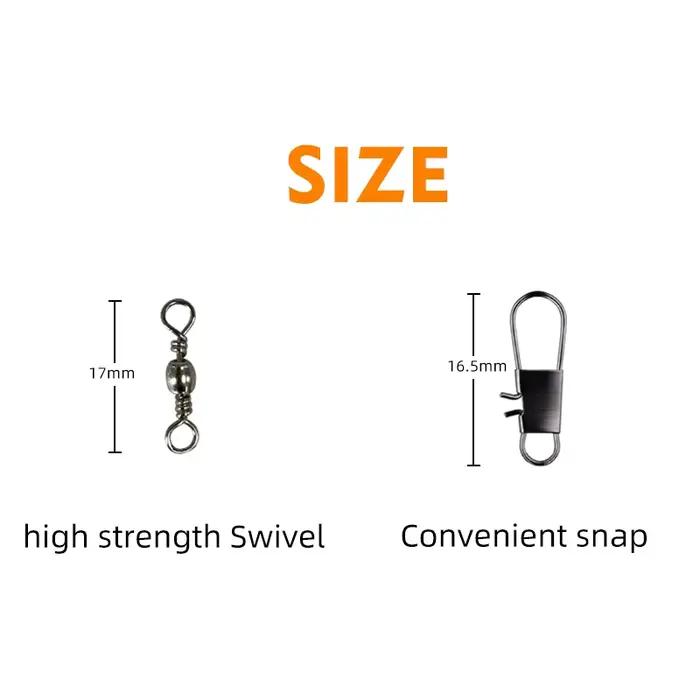 MEREDITH anti-bite fil tête rotatif pour pêche Parker bass - Accessoires leurres résistants aux dents