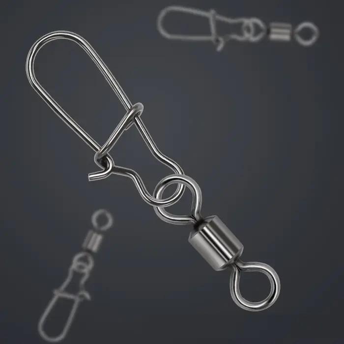 50 connecteurs fishing DNDYUJU acier inox avec roulement à billes pour leurres hooks