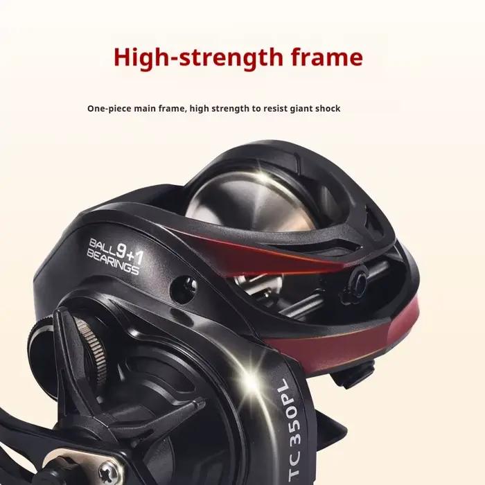 Moulinet baitcasting mer Lizard grande capacité métal pour pêche au leurre surfcasting offshore
