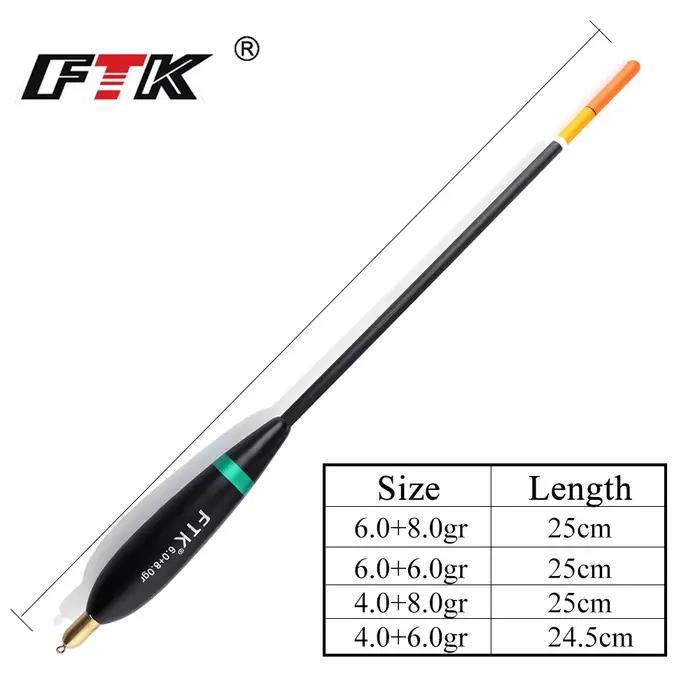 Flotteur pêche carpe Barguzinsky fir bobber cuivre 5 styles 20 à 26,5 cm pour pêche en