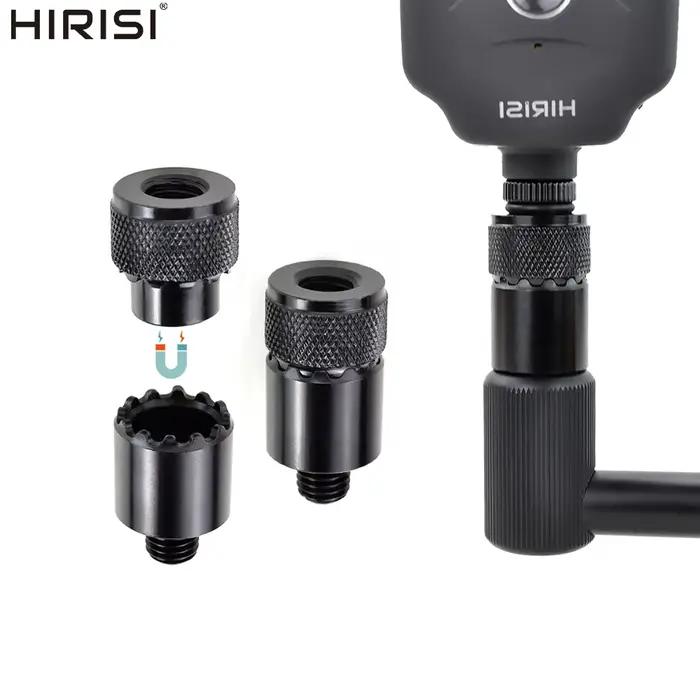 Connecteur rapide aluminium pour alarmes de pêche carpe - Adaptateur rod pod - Accessoires Hirisi AQ210