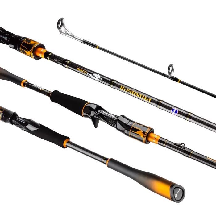 Canne 2 pointes BIUTIFU 1.8-2.7m carbone T1000 - Guides Fuji - Pour brochet et perche 7-80g