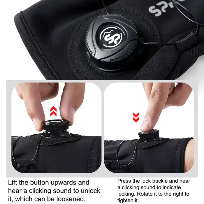 Nouveaux gants d'hiver unisexes coupe-vent écran tactile pêche running ski vélo