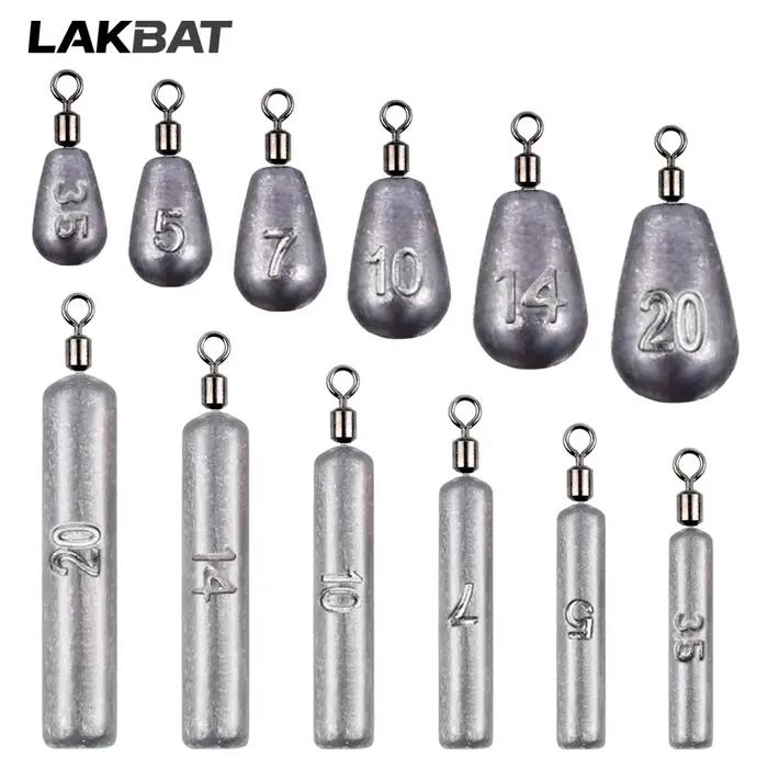 10 plombs goutte d'eau 3.5g à 20g - Accessoires de plombage pour pêche en mer et rivière