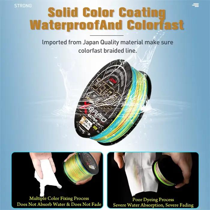 Ligne de pêche PE ZUKIBO ULTRA LIGHT 8 brins japonais - Multifilament ultra-lisse haute qualité pour pêche mer
