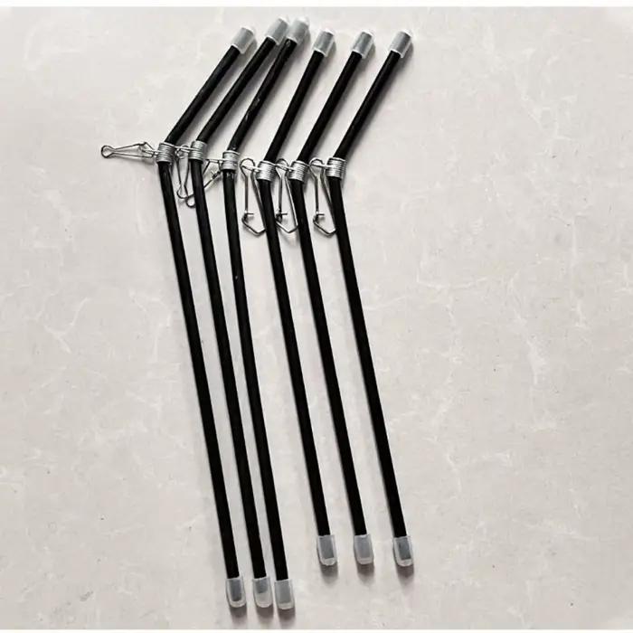 5 connecteurs anti-embrouille pour feeder pêche 20cm et 22cm noir - Outils balance feeder