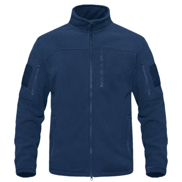 Veste polaire col montant thermique mi-haute pour pêche automne hiver activités outdoor