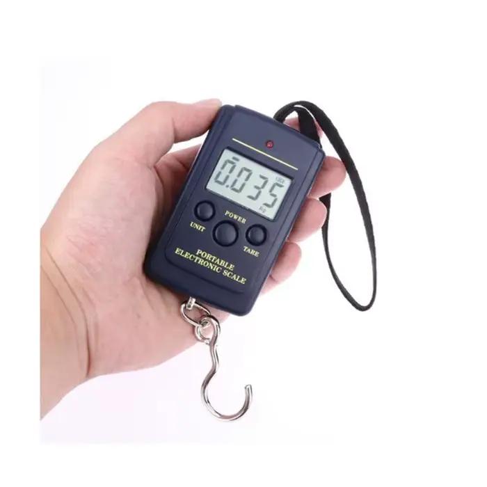 Balance digitale 40kg électronique compacte sans éclairage - Outil pêche et voyage avec sacs de protection