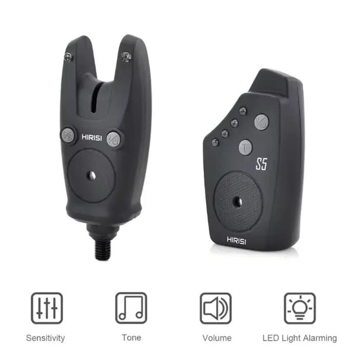 Kit alarme de touche carpe sans fil étanche Hirisi S5 - Set indicateur de touches waterproof