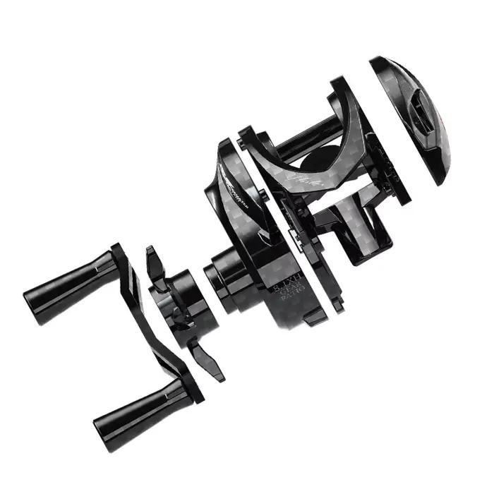 Moulinet baitcasting HISTAR Giu 99 Carbon BFS NMB pour pêche légère avec frein magnétique 3D